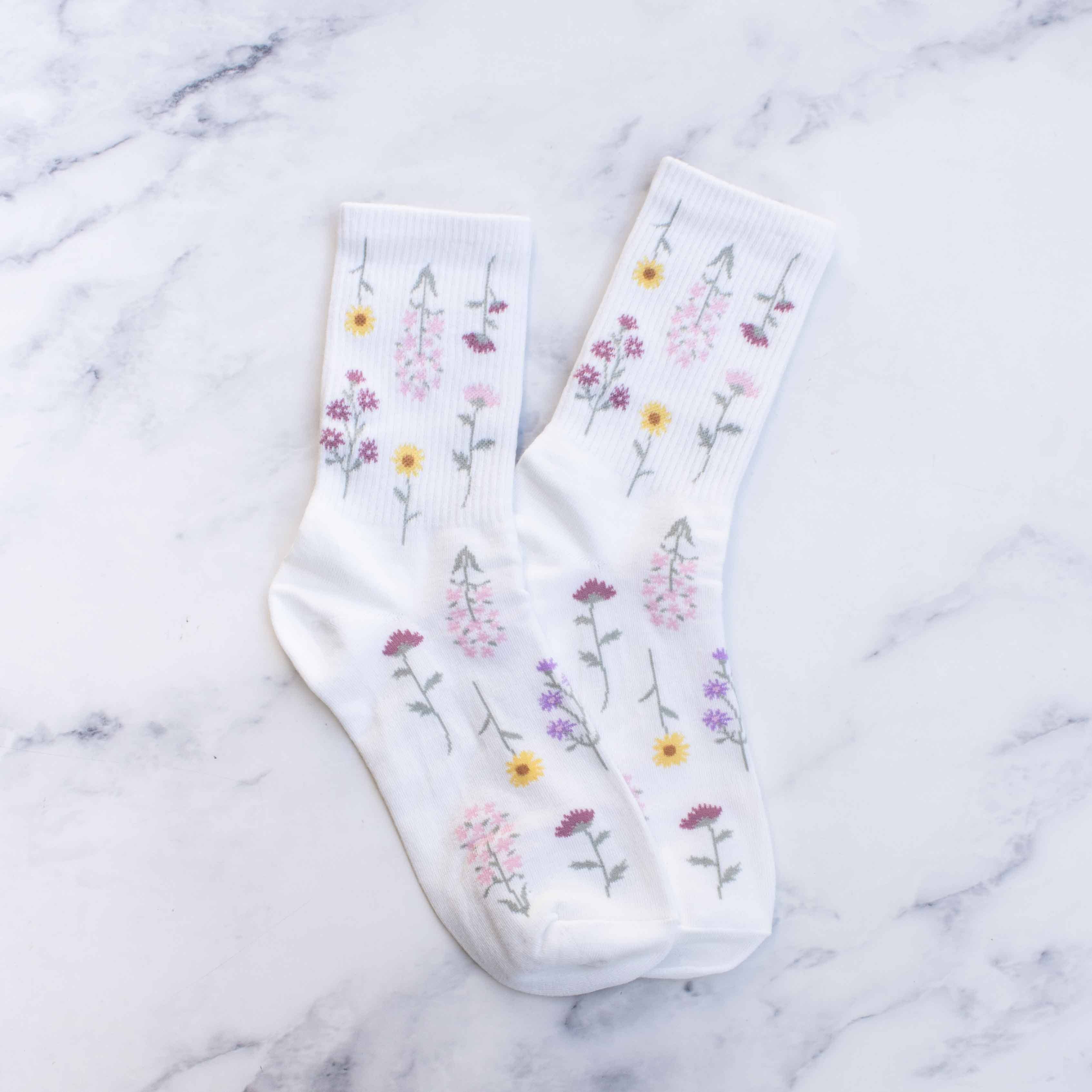 Botanical Garden Casual Socks …Premium