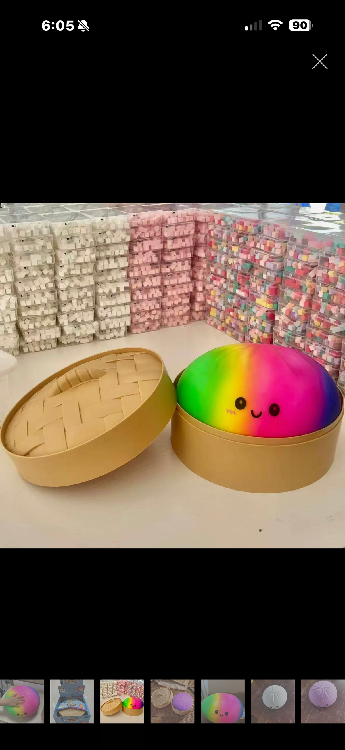 Huge Dumpling – 10’ Jumbo Squishy Rainbow   