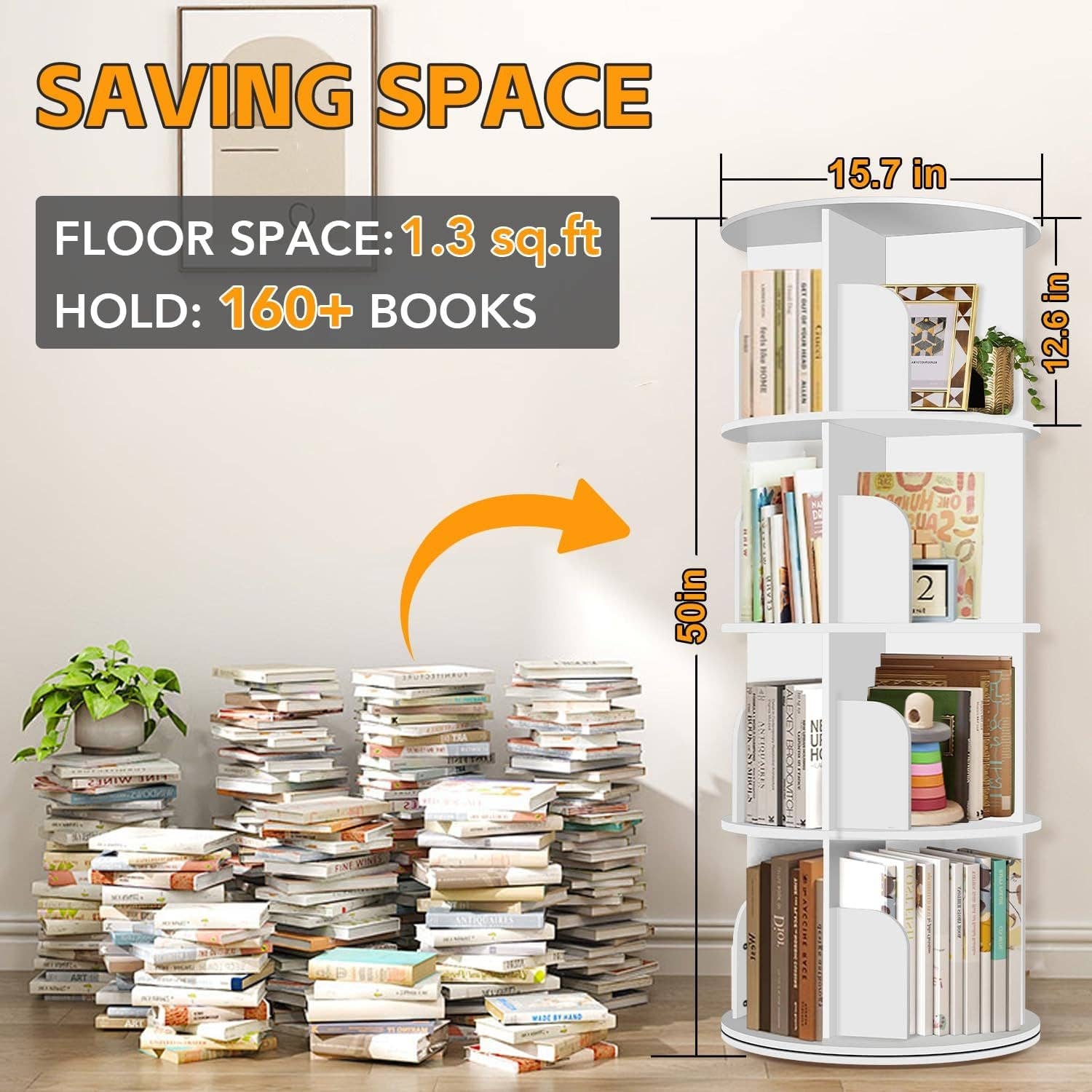 Rotating Bookshelf