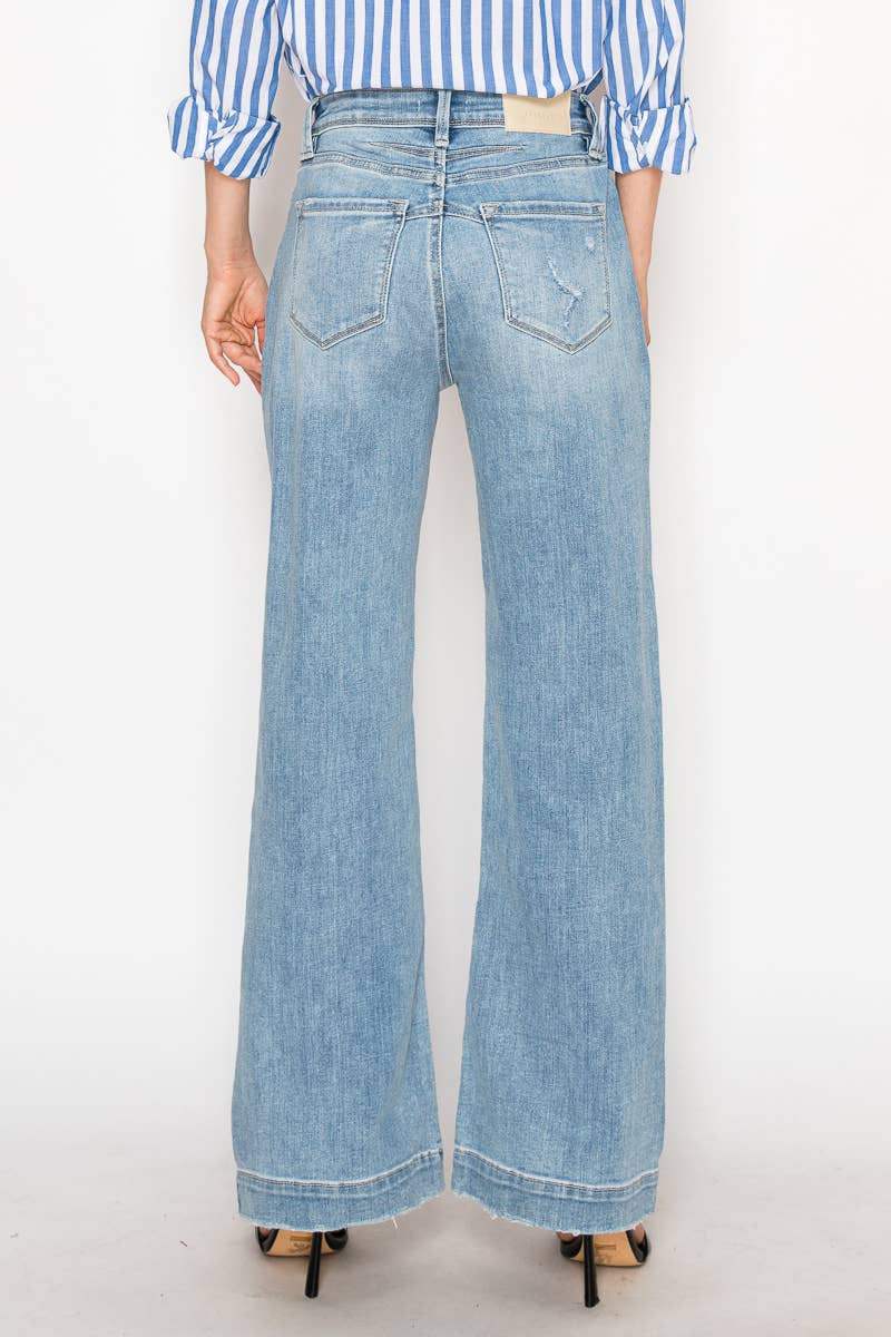 Corset Ultra High Rise Modern Wide Jeans … PREMIUM