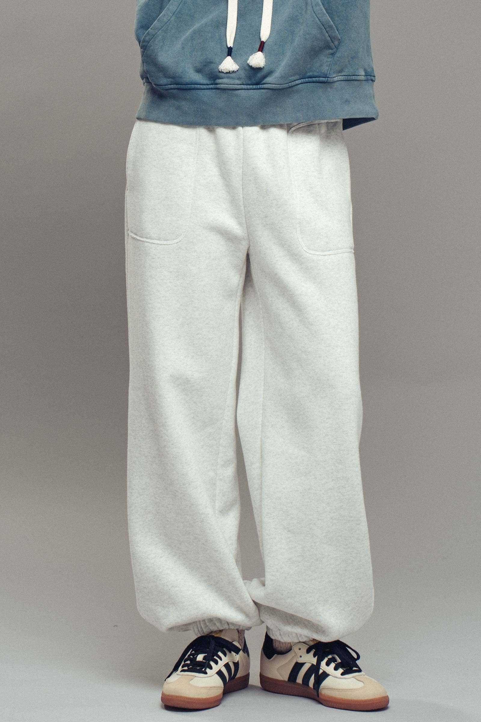 Elastic Drawstring Cotton Sweatpant