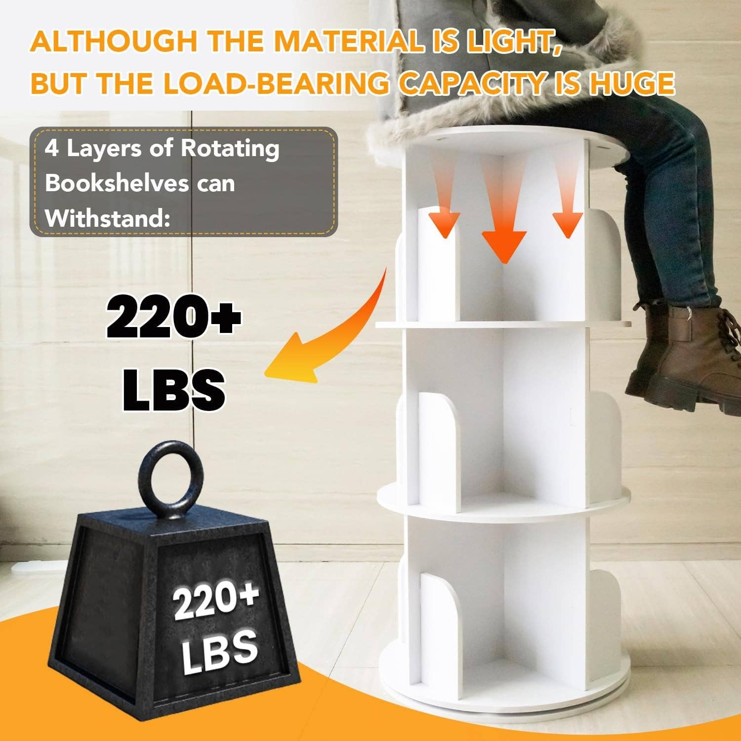 Rotating Bookshelf