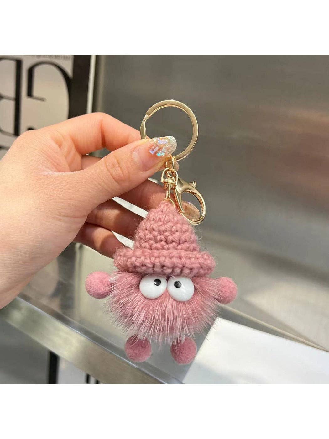 Adorable Soot Ball Plush Keychain