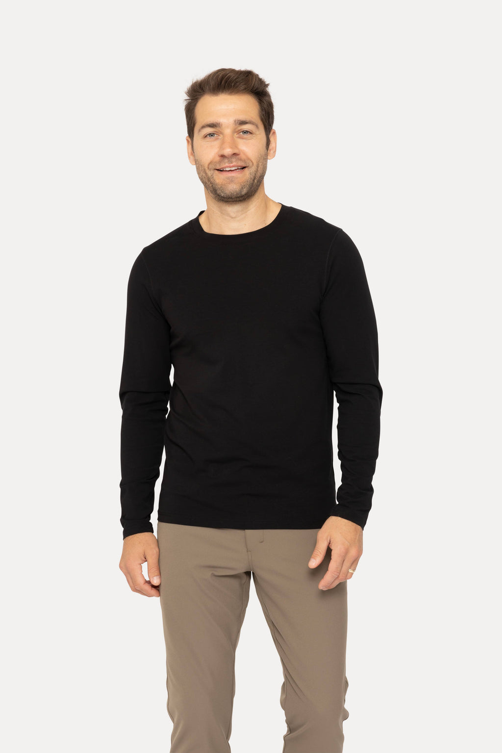 Pima Cotton Blend Long Sleeve