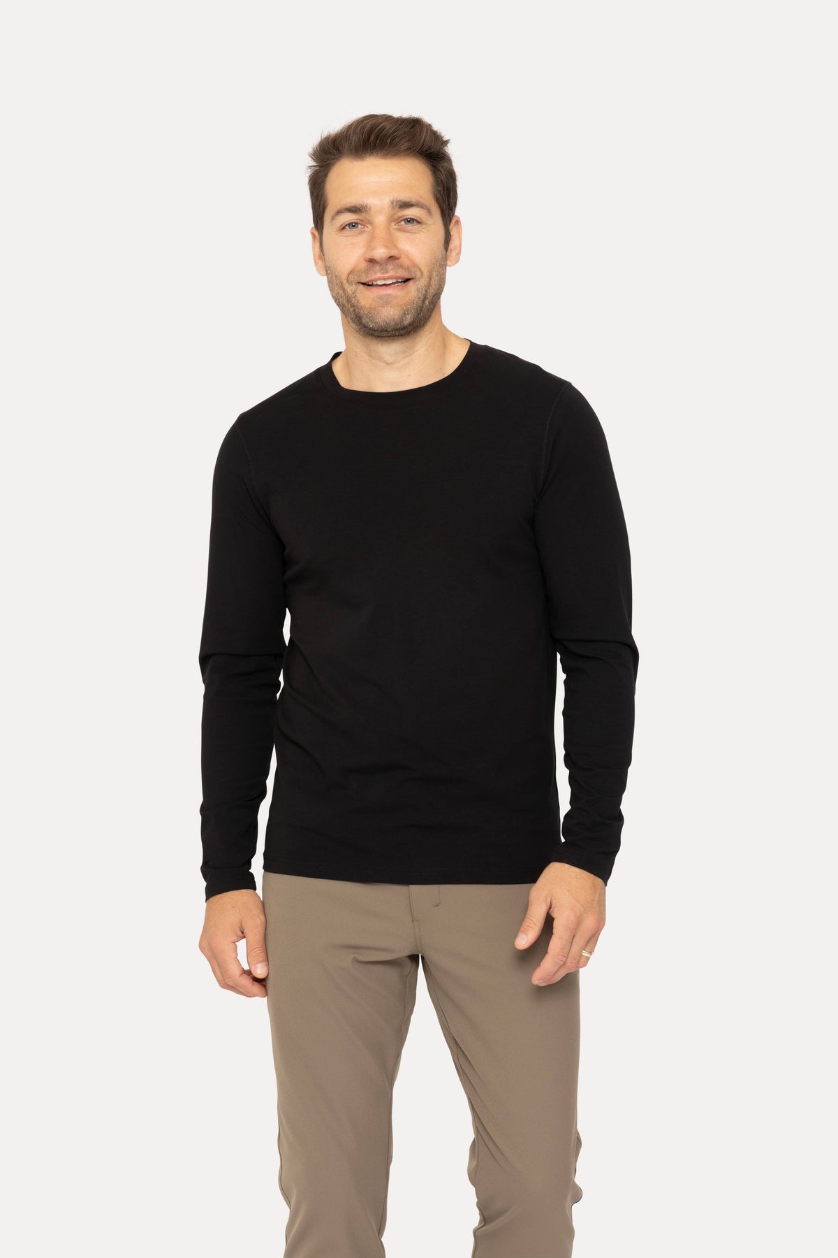Pima Cotton Blend Long Sleeve