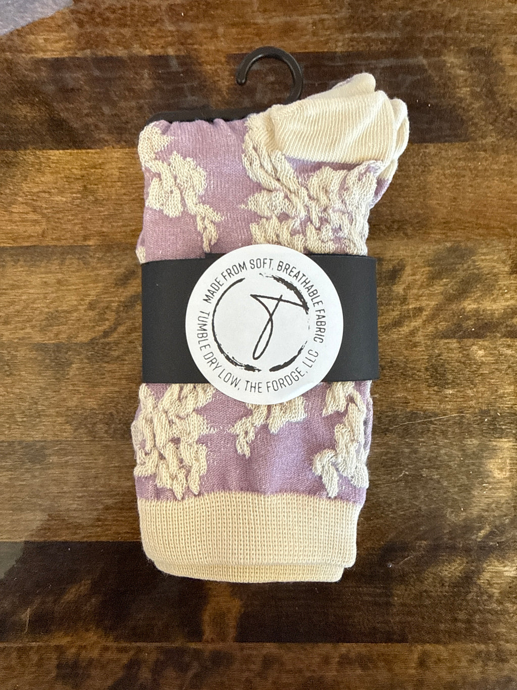 Ladies Vintage Floral Jacquard Socks
