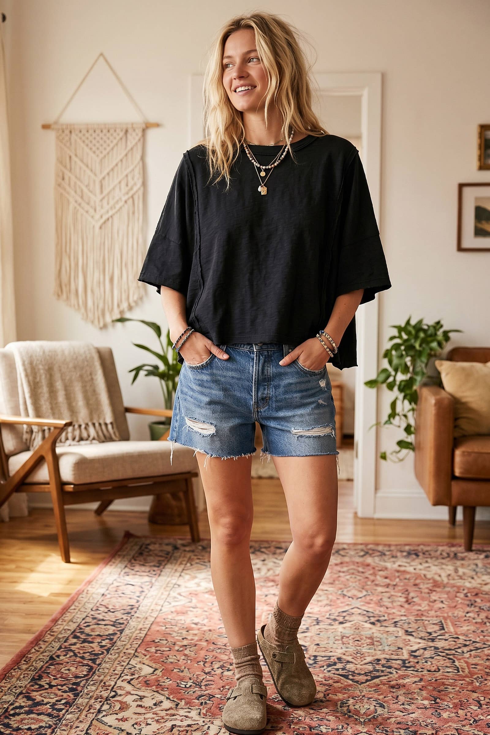 Cotton Oversized Tee