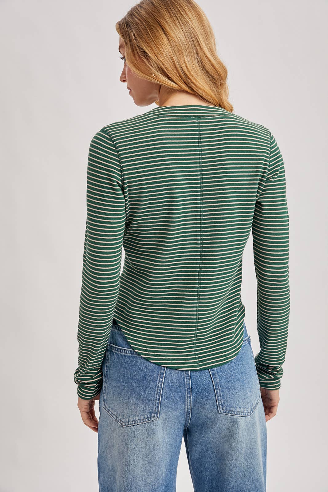Striped Knit Long Sleeve