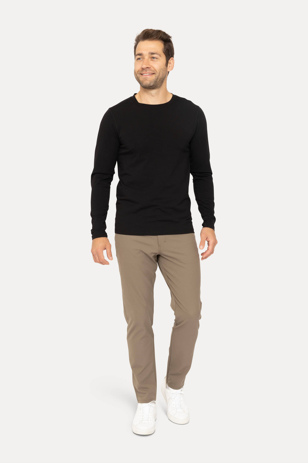 Pima Cotton Blend Long Sleeve