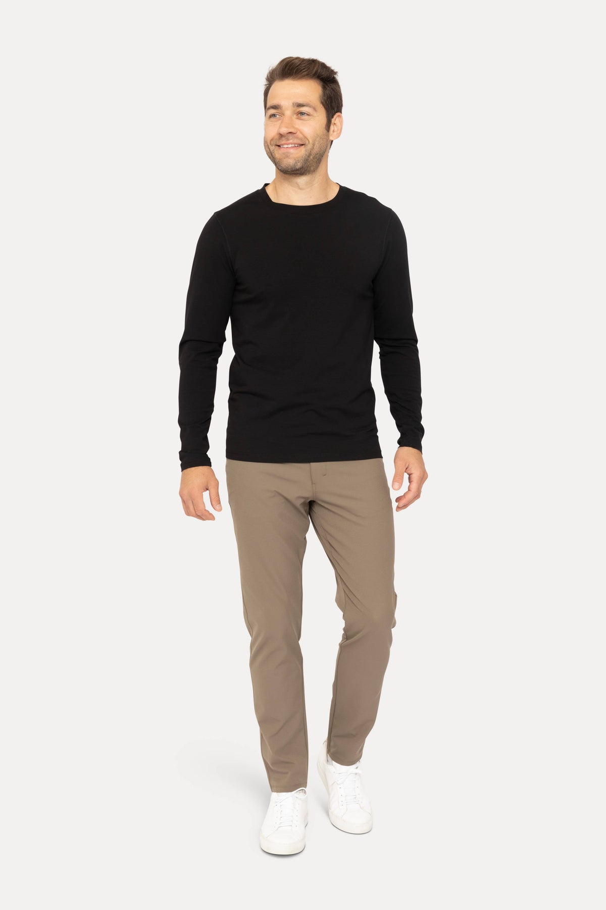 Pima Cotton Blend Long Sleeve