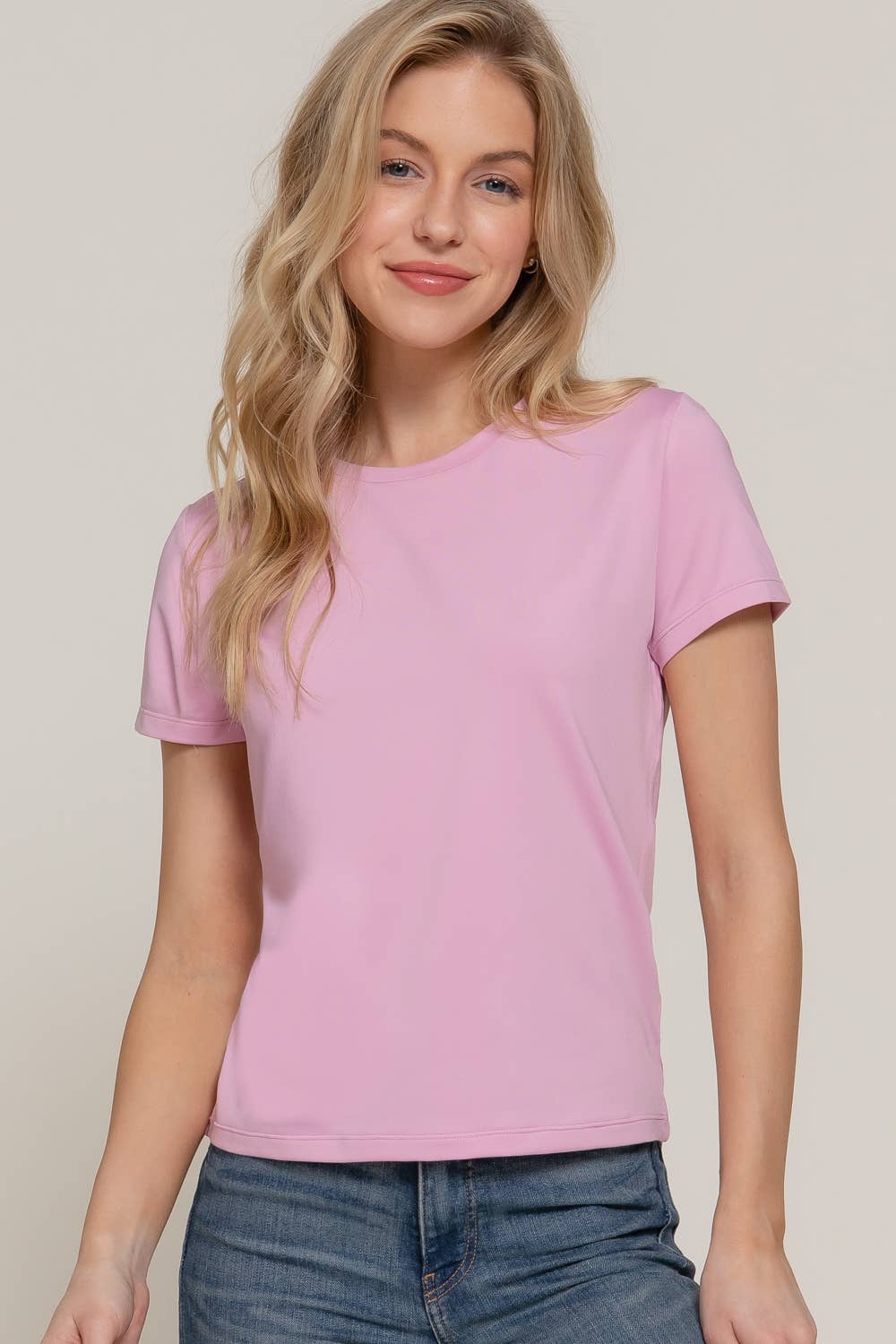 Round Neck Knit Top