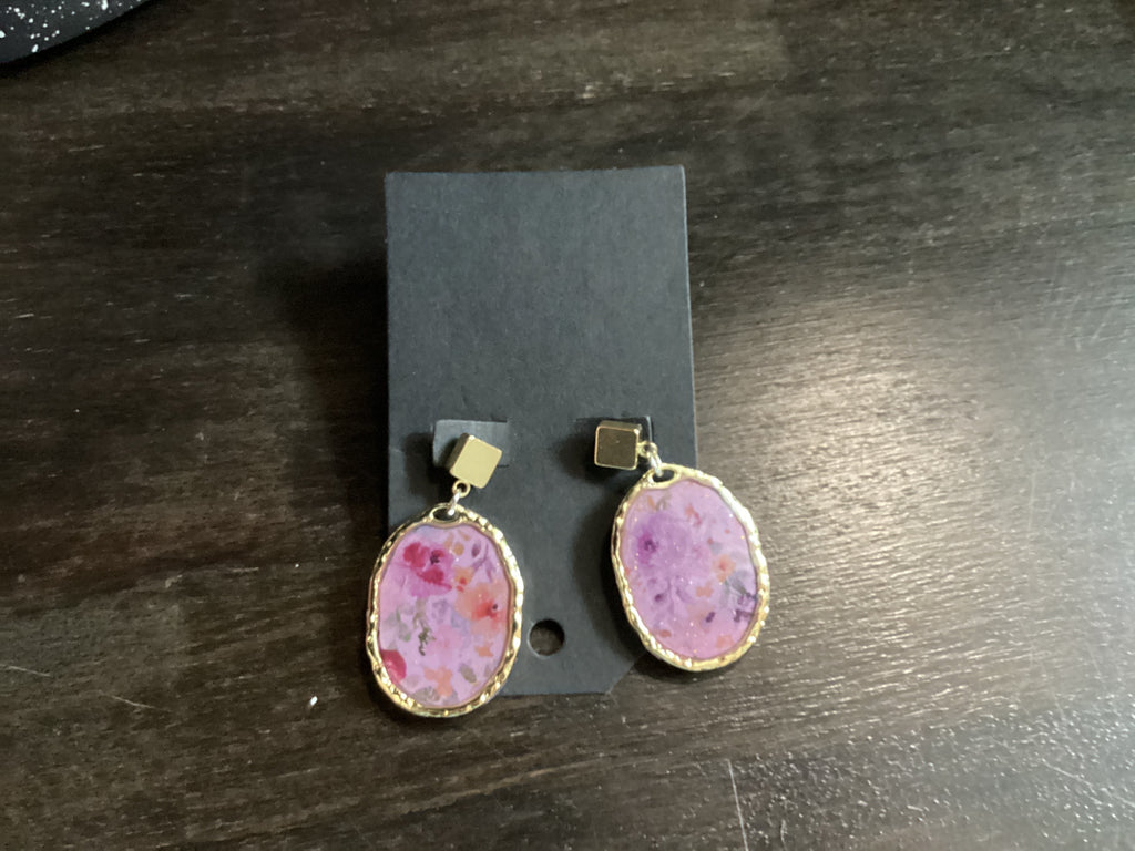 Handcrafted Clay & Resin Earrings by Quinn & Clay
