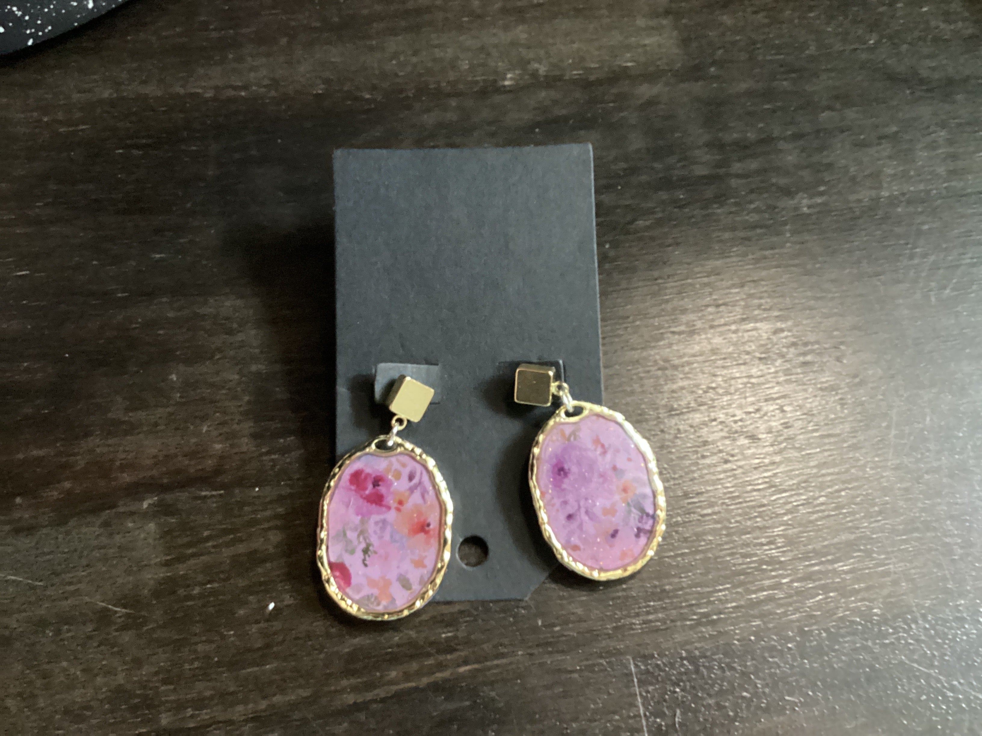 Handcrafted Clay & Resin Earrings by Quinn & Clay
