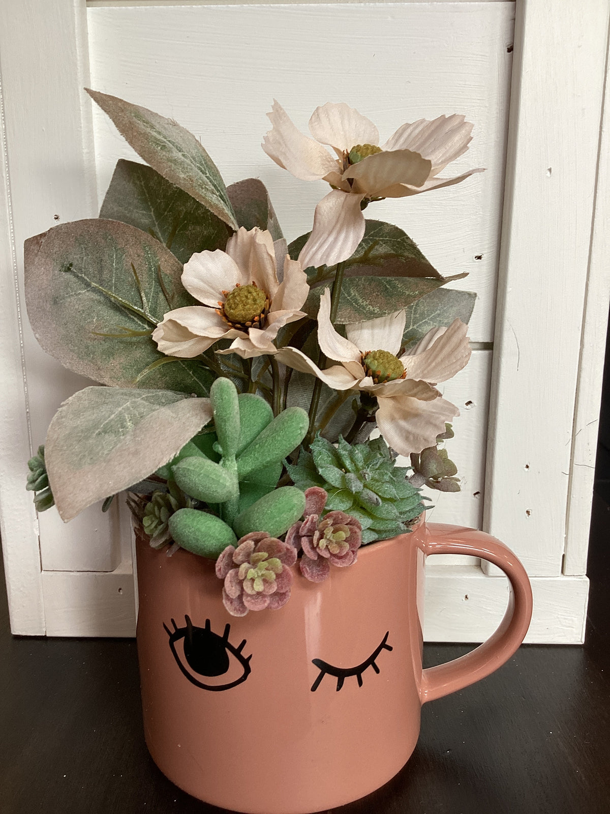 Faux succulents