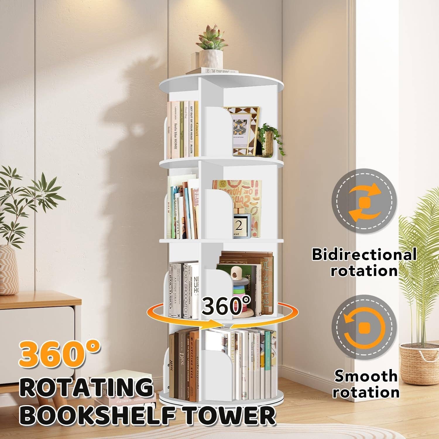 Rotating Bookshelf