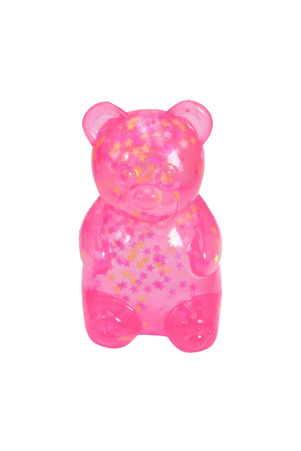 Star Confetti Teddy Bear Thick Maltose Putty Filled Squishy