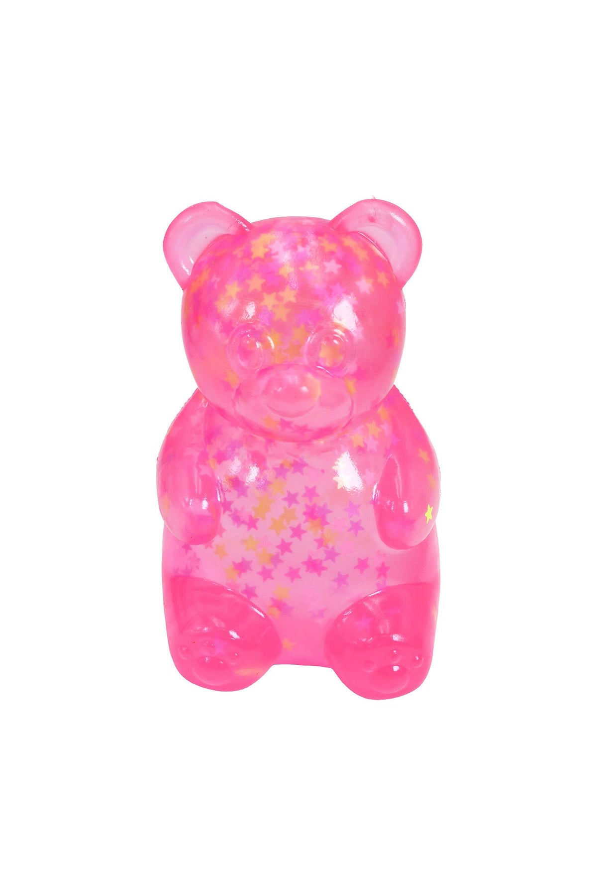 Star Confetti Teddy Bear Thick Maltose Putty Filled Squishy