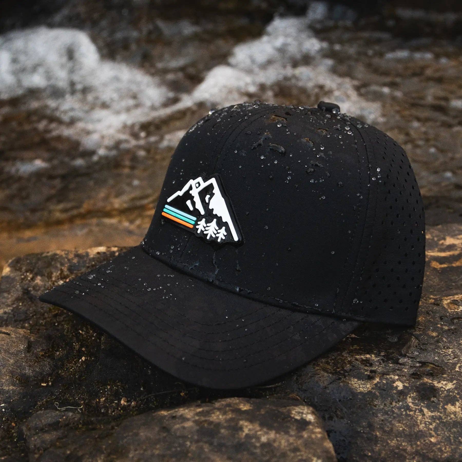 Retro Mountain Trucker Hat