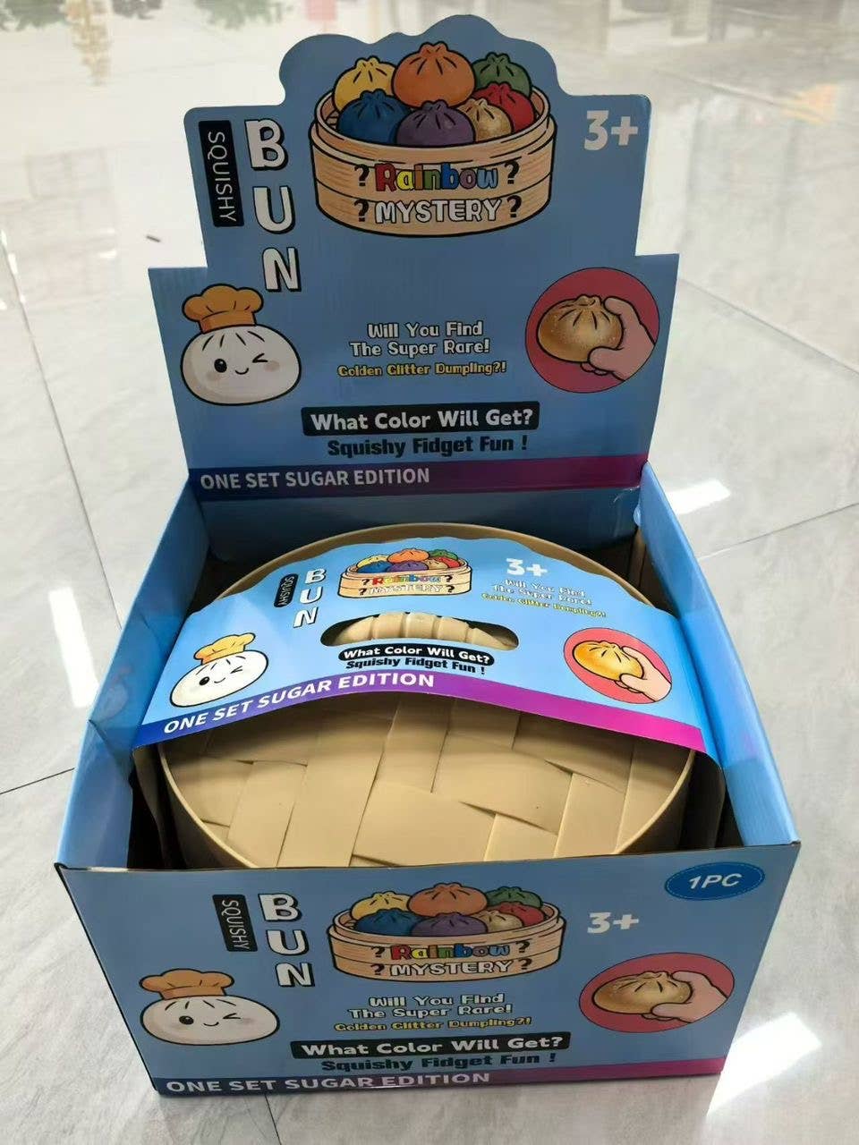 Huge Dumpling – 10’ Jumbo Squishy Rainbow   