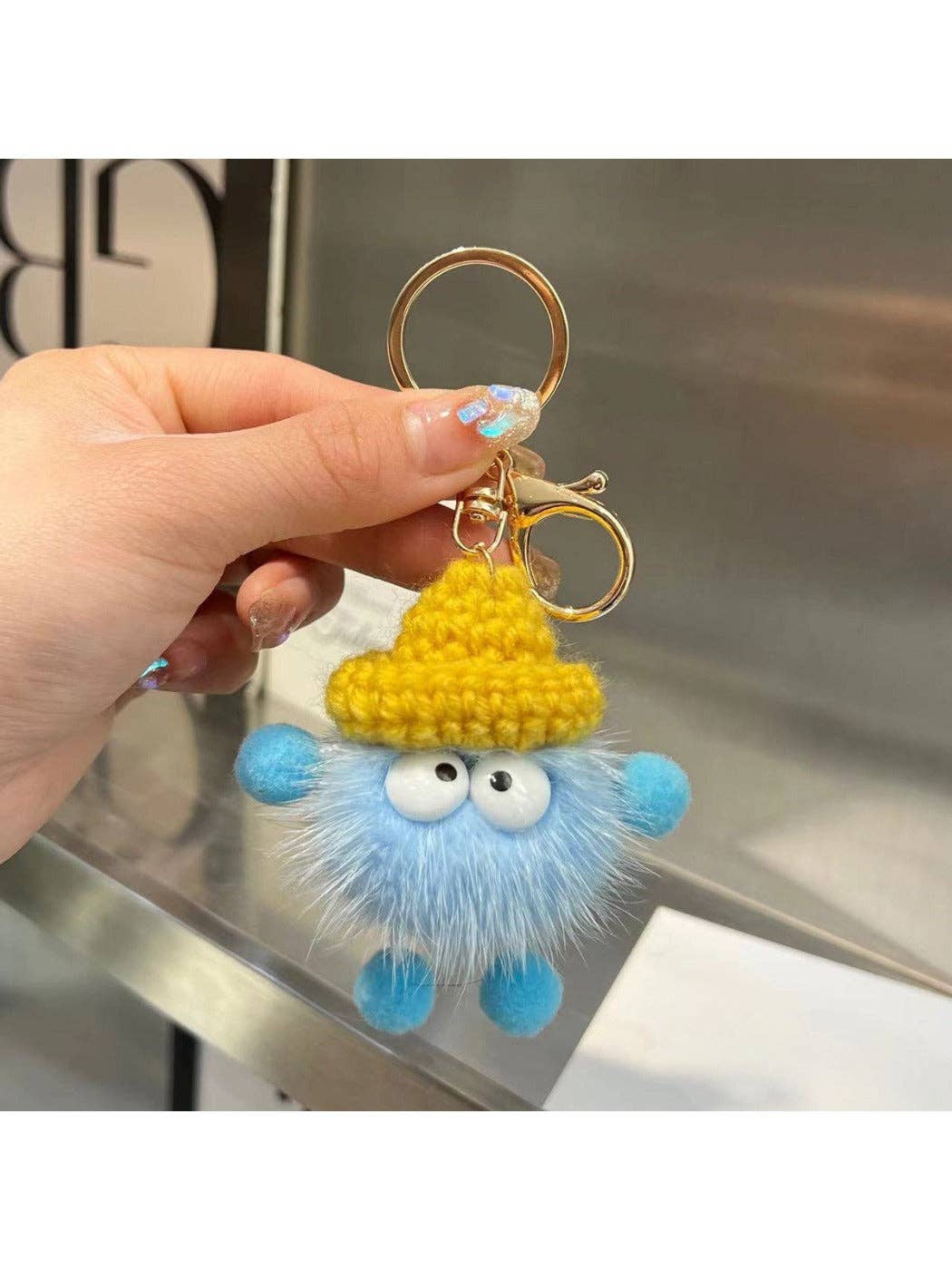 Adorable Soot Ball Plush Keychain