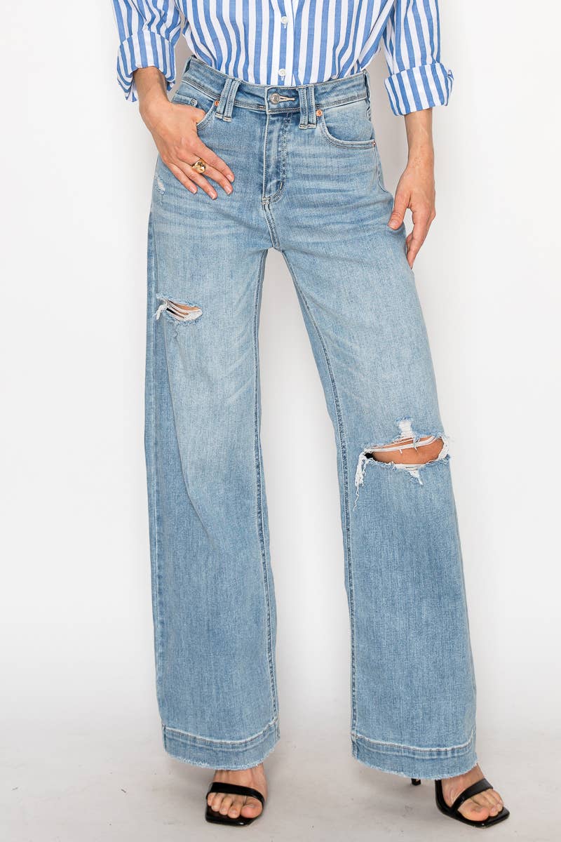 Corset Ultra High Rise Modern Wide Jeans … PREMIUM