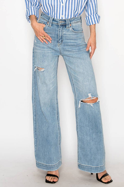 Corset Ultra High Rise Modern Wide Jeans … PREMIUM