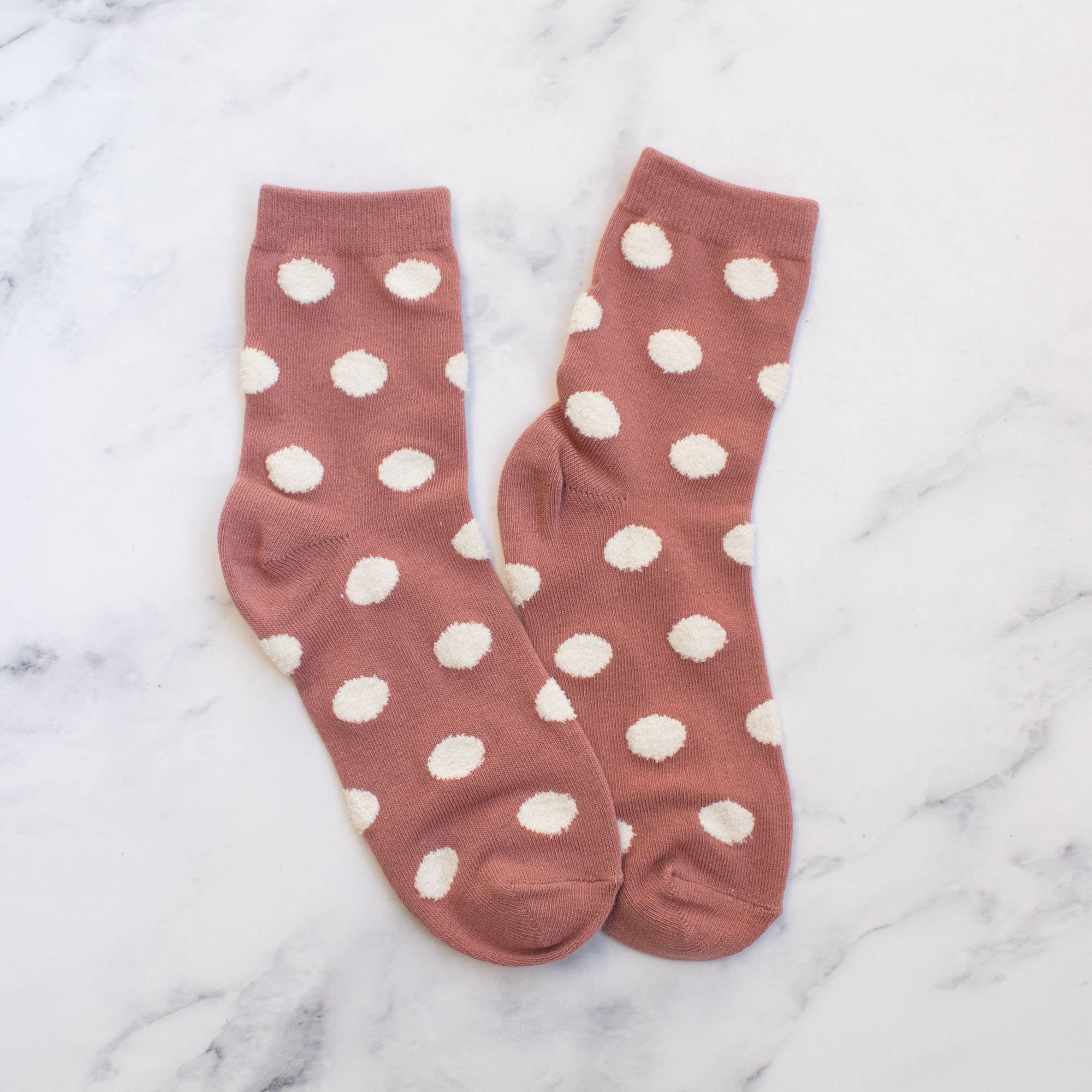 Women's Polka Dots Puff Casual Socks … Premium