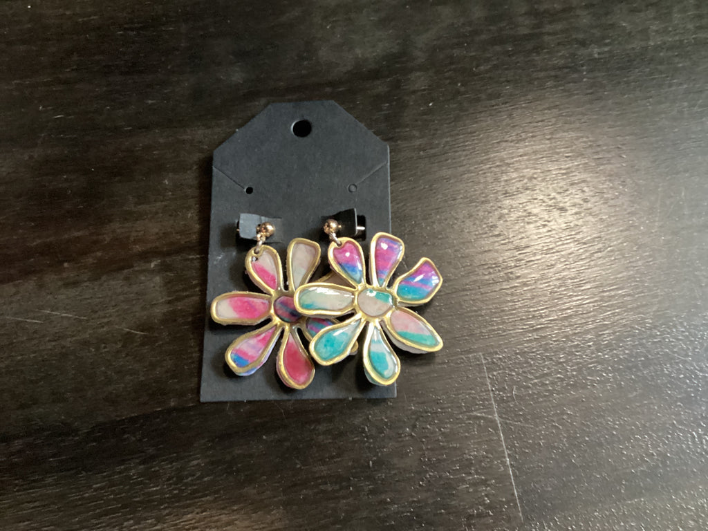 Handcrafted Clay & Resin Earrings by Quinn & Clay