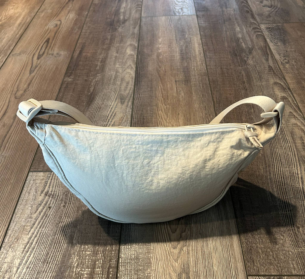 Nylon Crescent Crossbody Bag