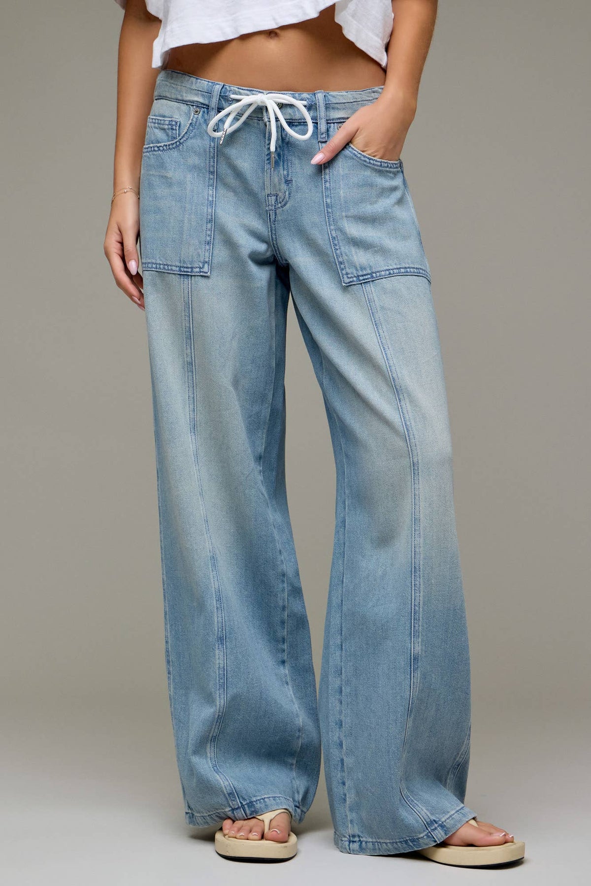 Vintage Super Soft Mid Rise Wide Leg