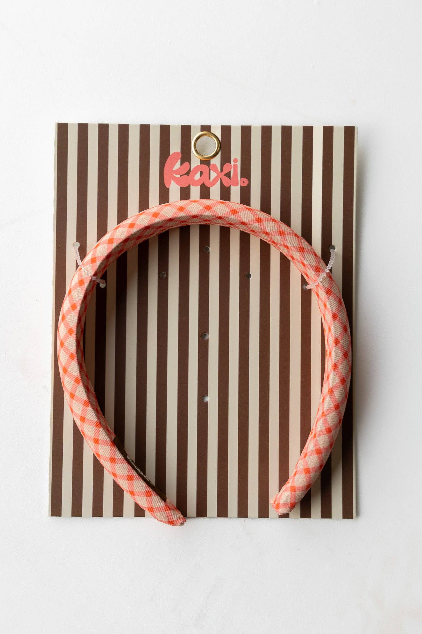 GIRLHOOD PLAID SKINNY PADDED HEADBAND