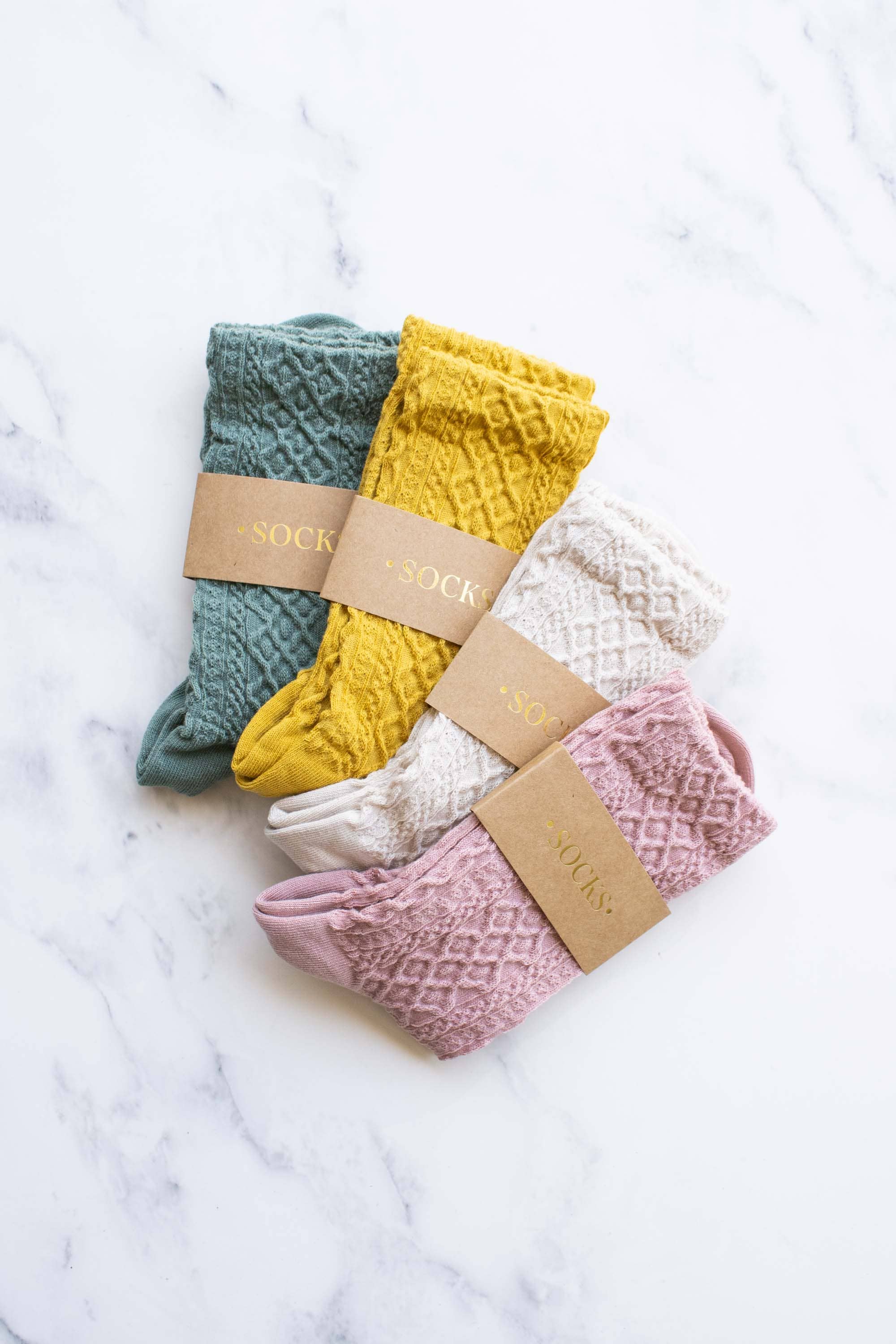 Women's Honeycomb Casual Socks … PREMIUM