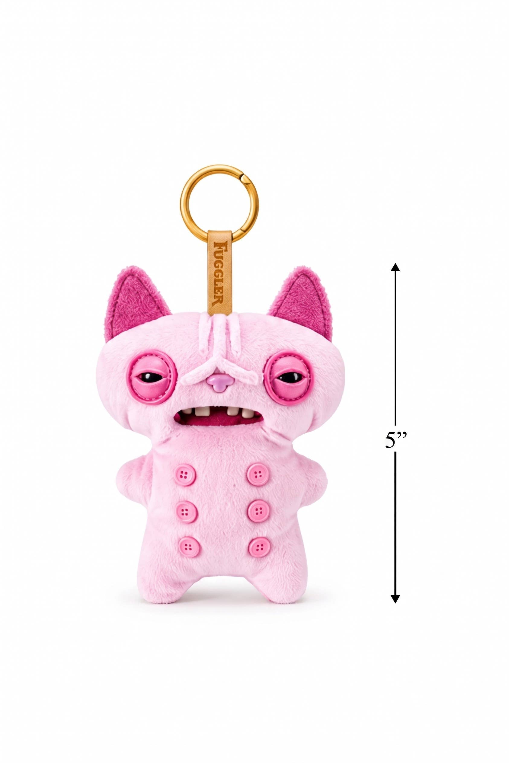 UPD 15789UQ1 Fuggler 5" Mini Alley Cats Keyrings - 6 PCS