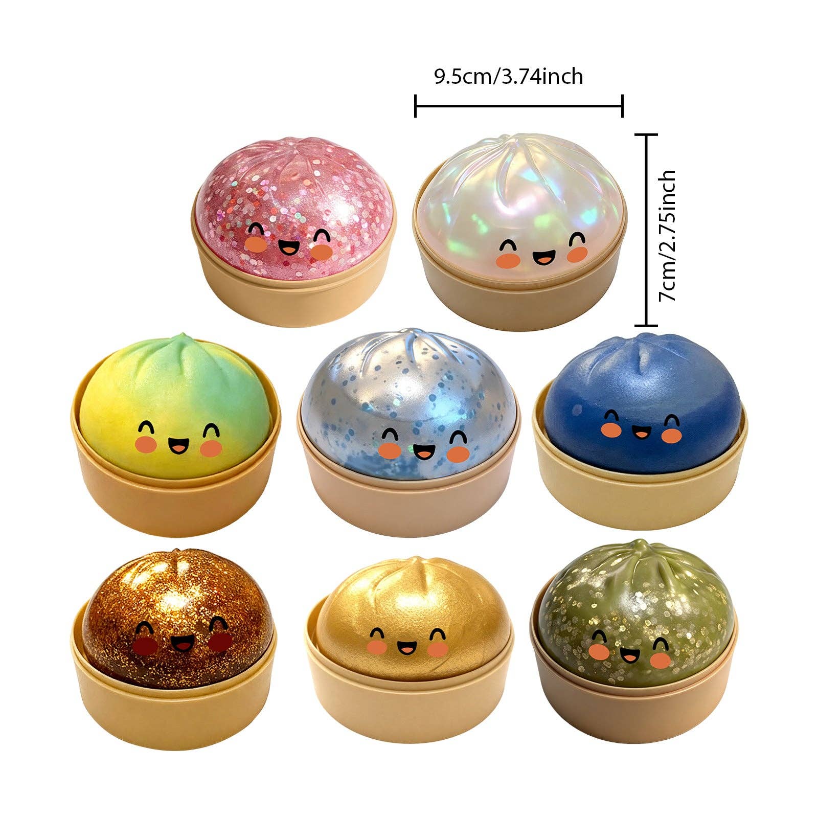 Dumpling Steamed Bun Squeeze Toy
