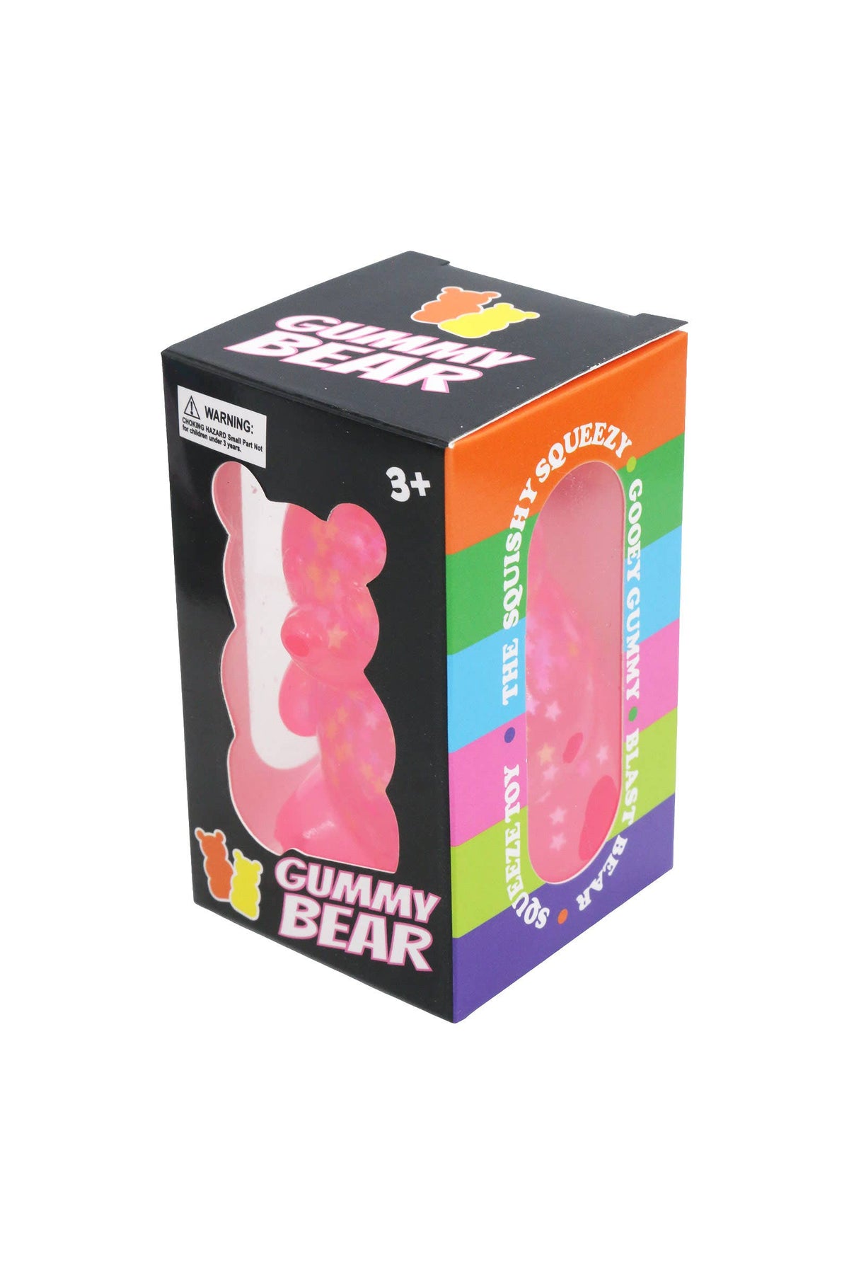 Star Confetti Teddy Bear Thick Maltose Putty Filled Squishy
