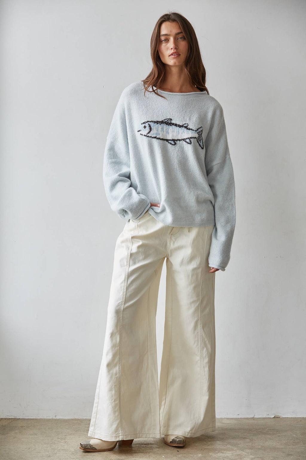 Knit Fish Sweater