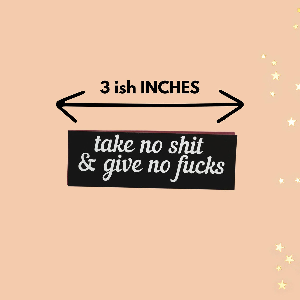Take No Shit & Give No Fucks Sticker