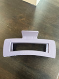 Matte Jumbo Cut Out Rectangle Hair Claw