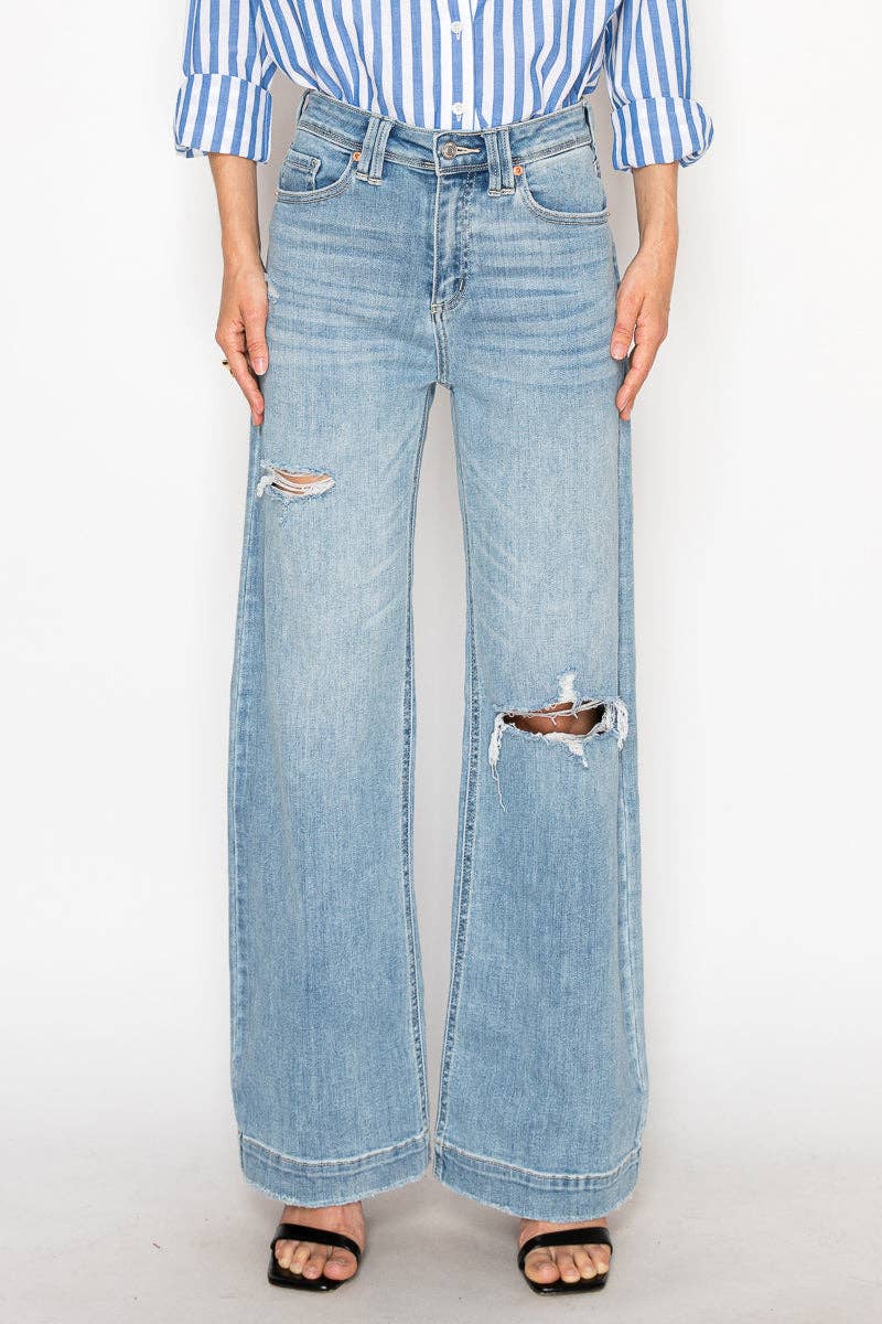 Corset Ultra High Rise Modern Wide Jeans … PREMIUM