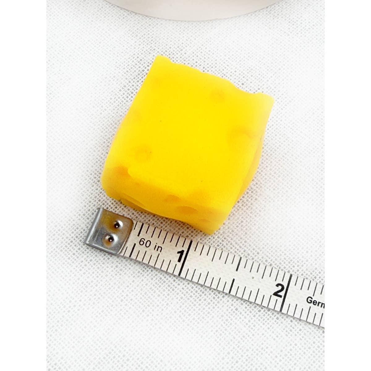 Mini Cube Cheese Squishy Toy