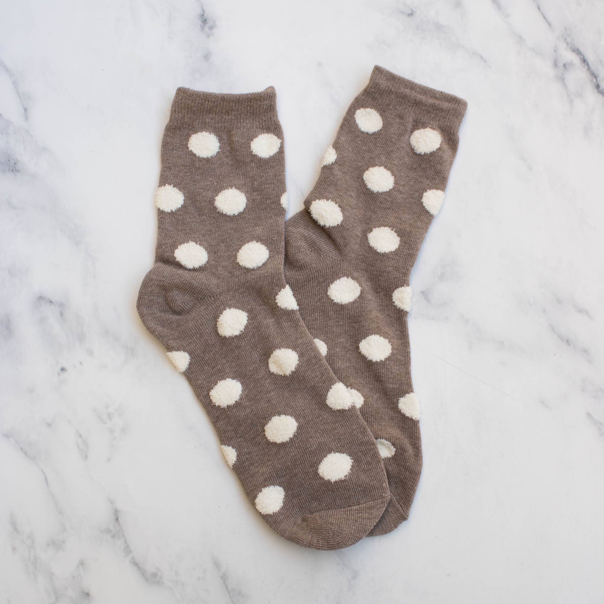 Women's Polka Dots Puff Casual Socks … Premium