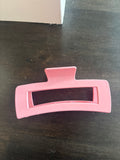 Matte Jumbo Cut Out Rectangle Hair Claw