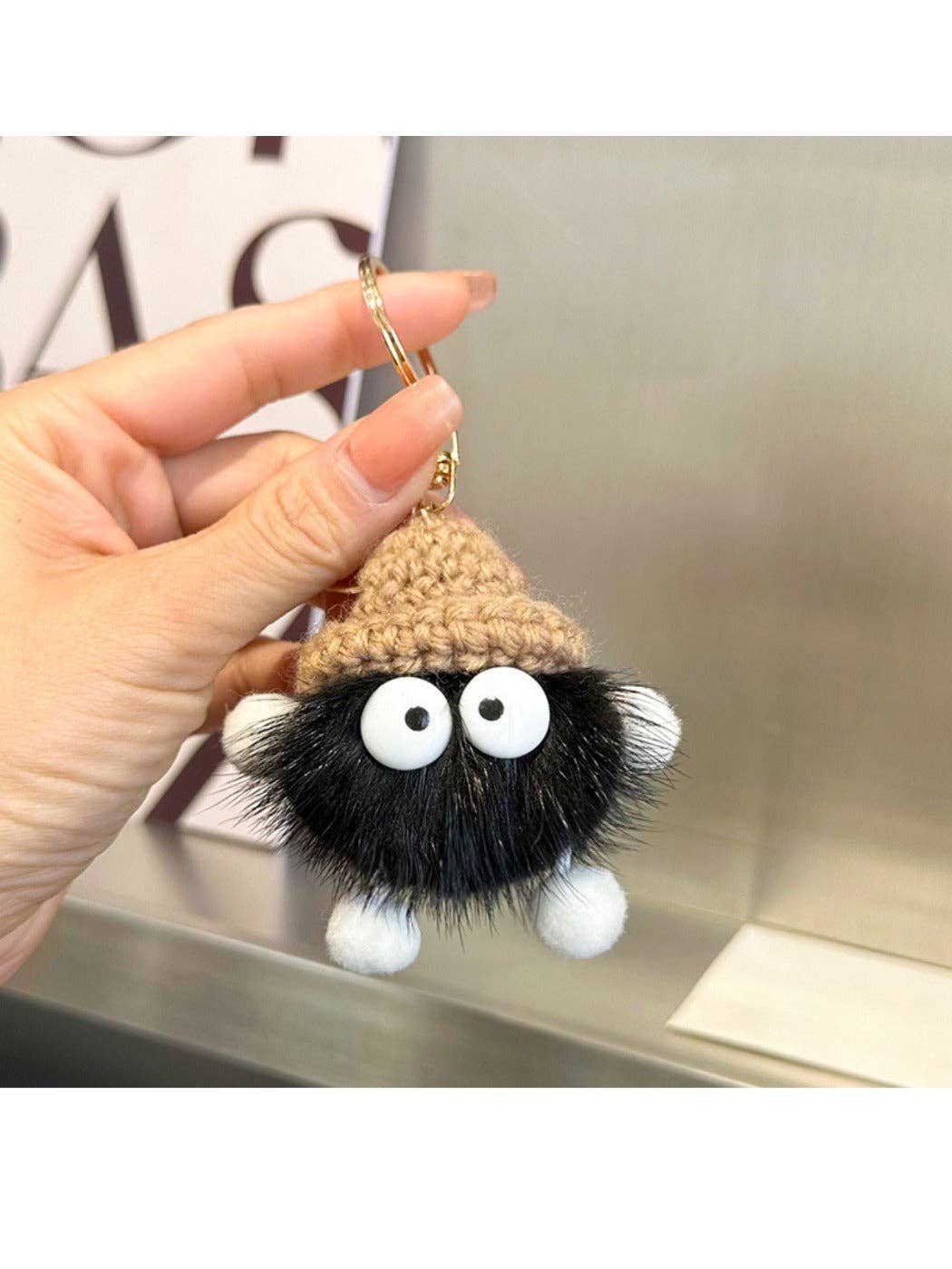 Adorable Soot Ball Plush Keychain