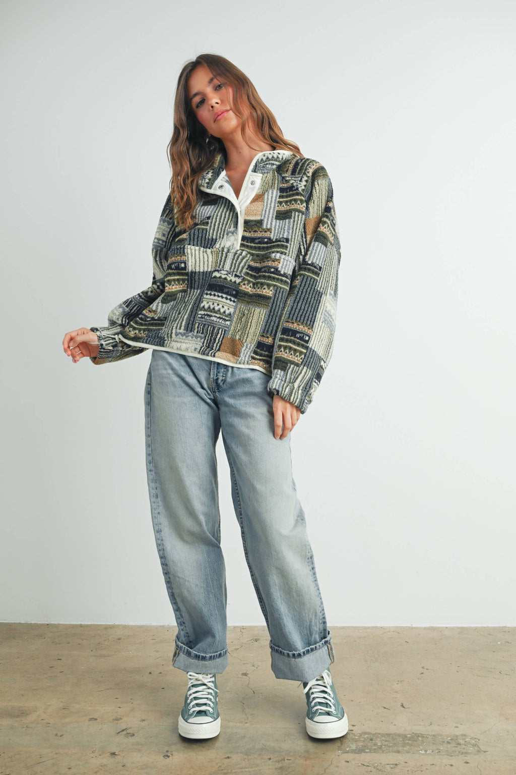 Patchwork Sweatshirt
