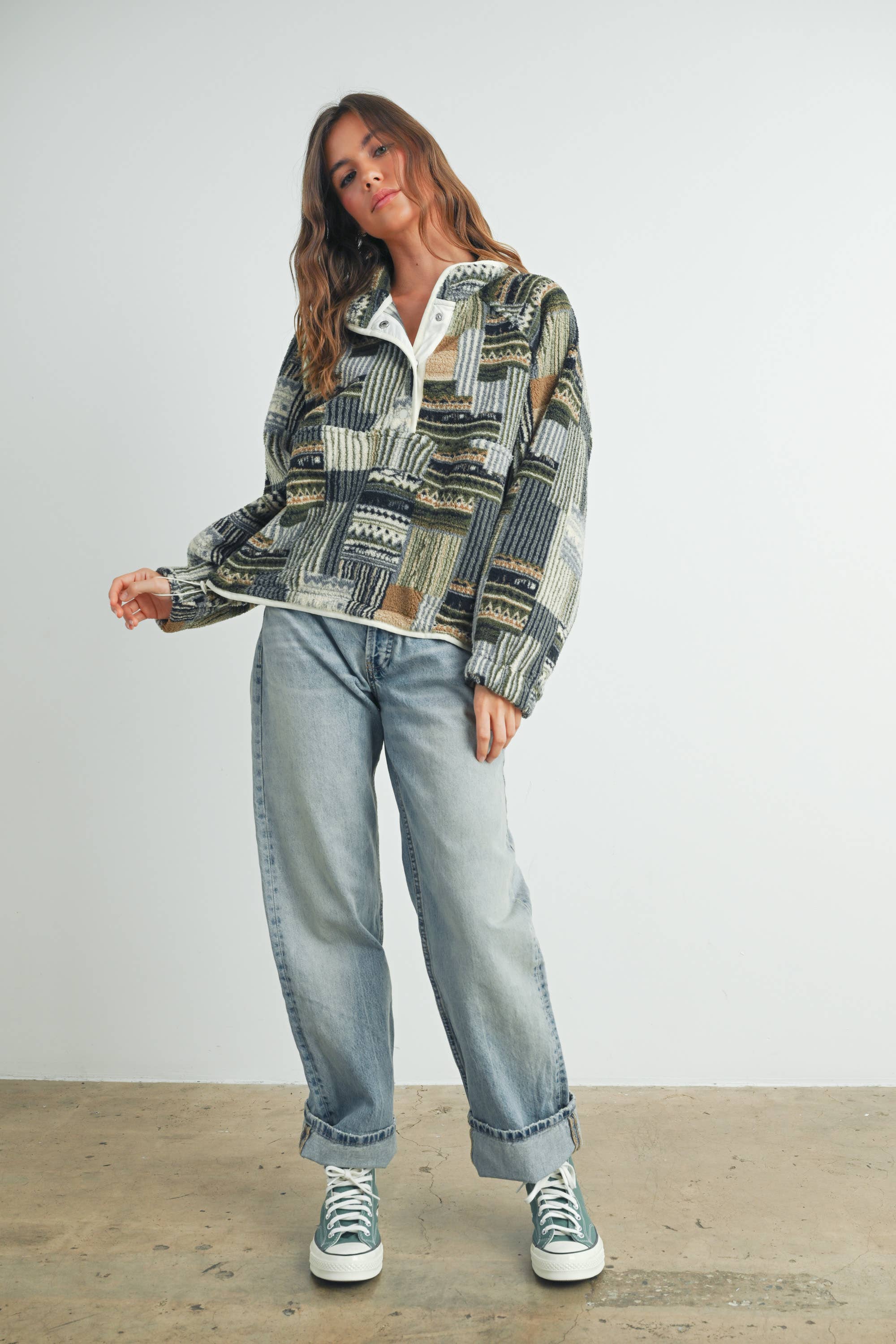 Patchwork Sweatshirt