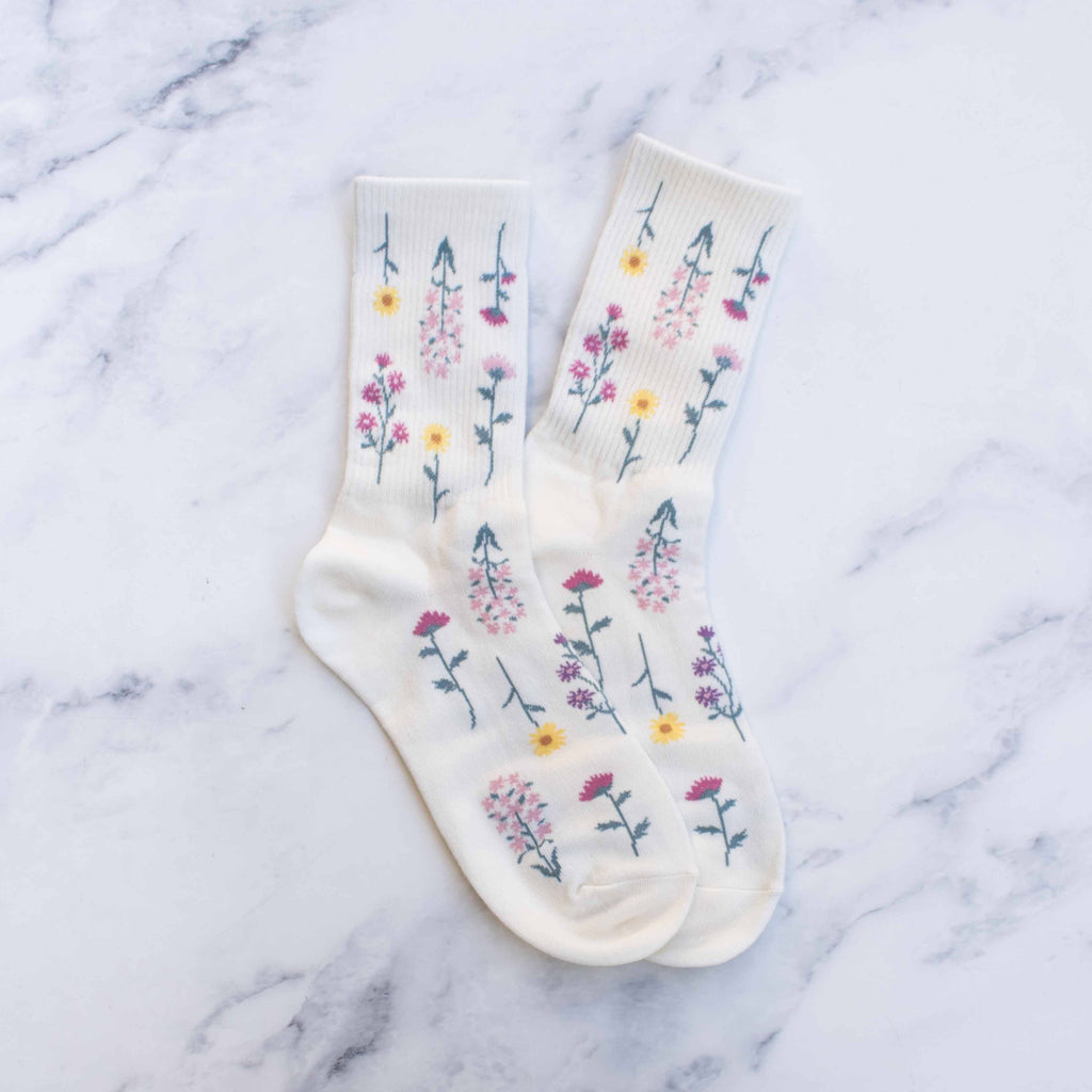 Botanical Garden Casual Socks …Premium