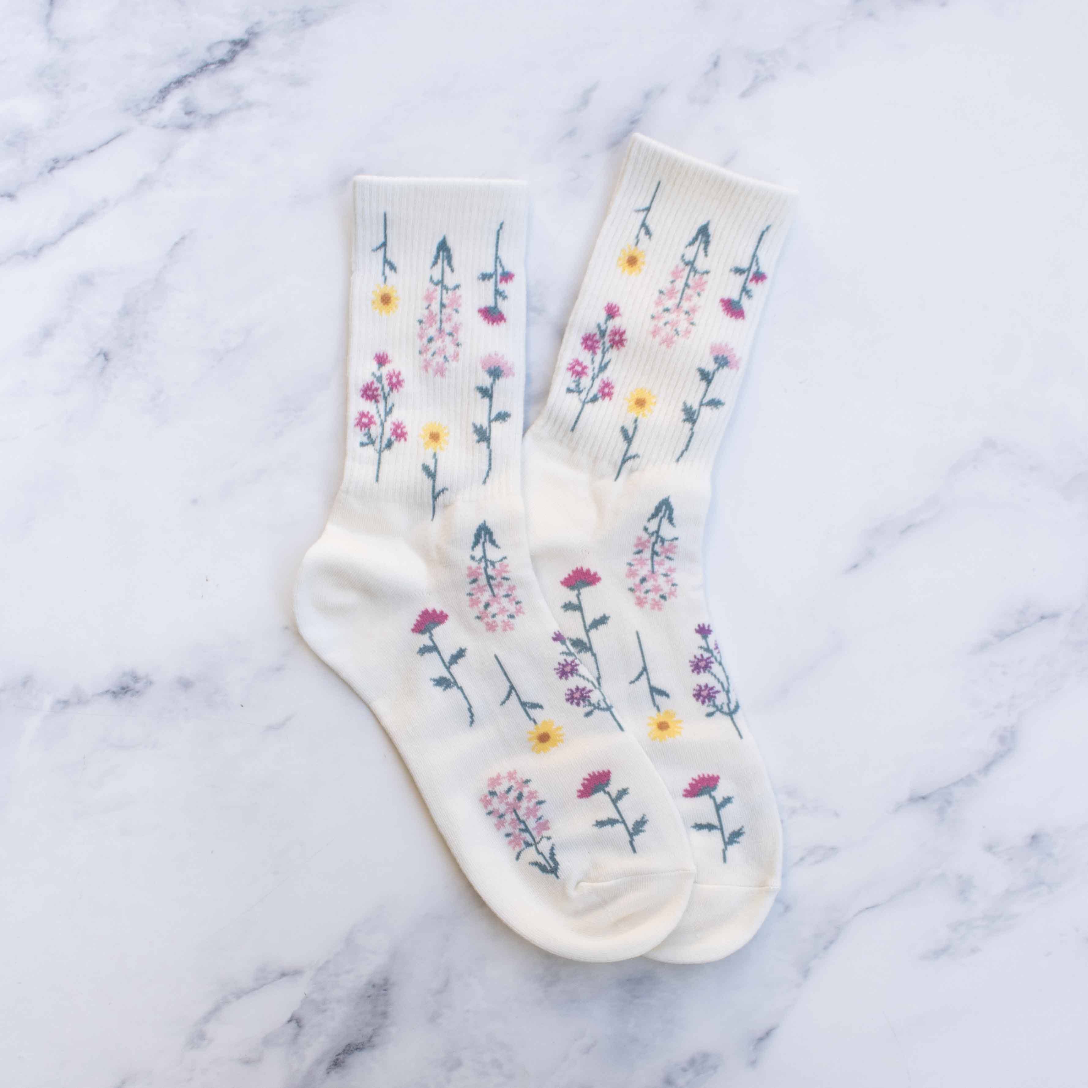 Botanical Garden Casual Socks …Premium