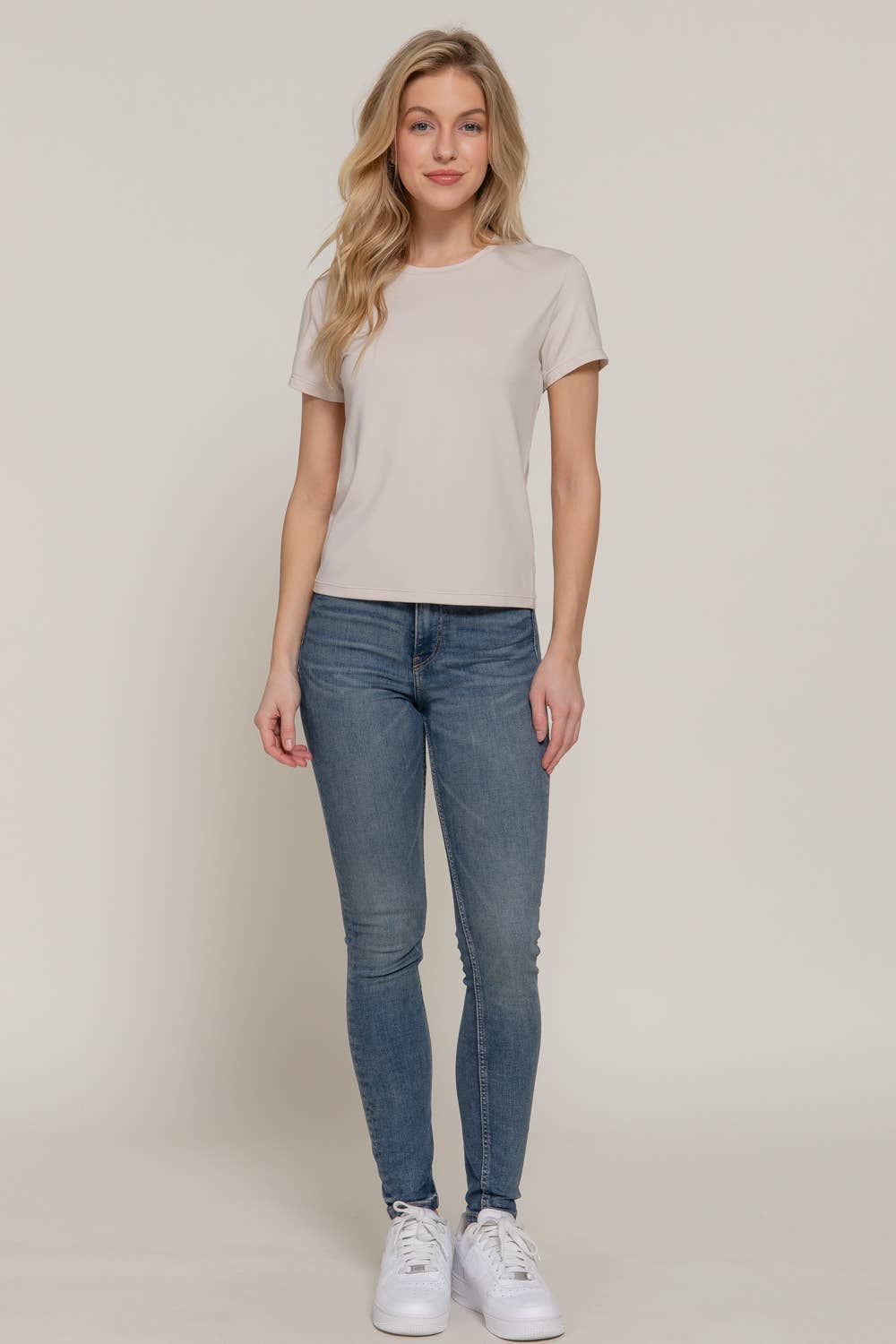 Round Neck Knit Top