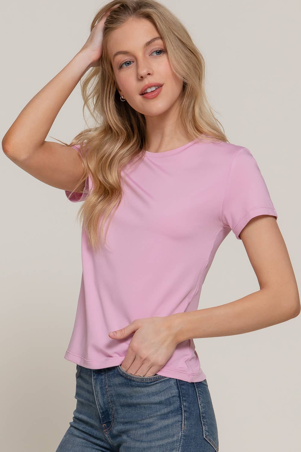 Round Neck Knit Top