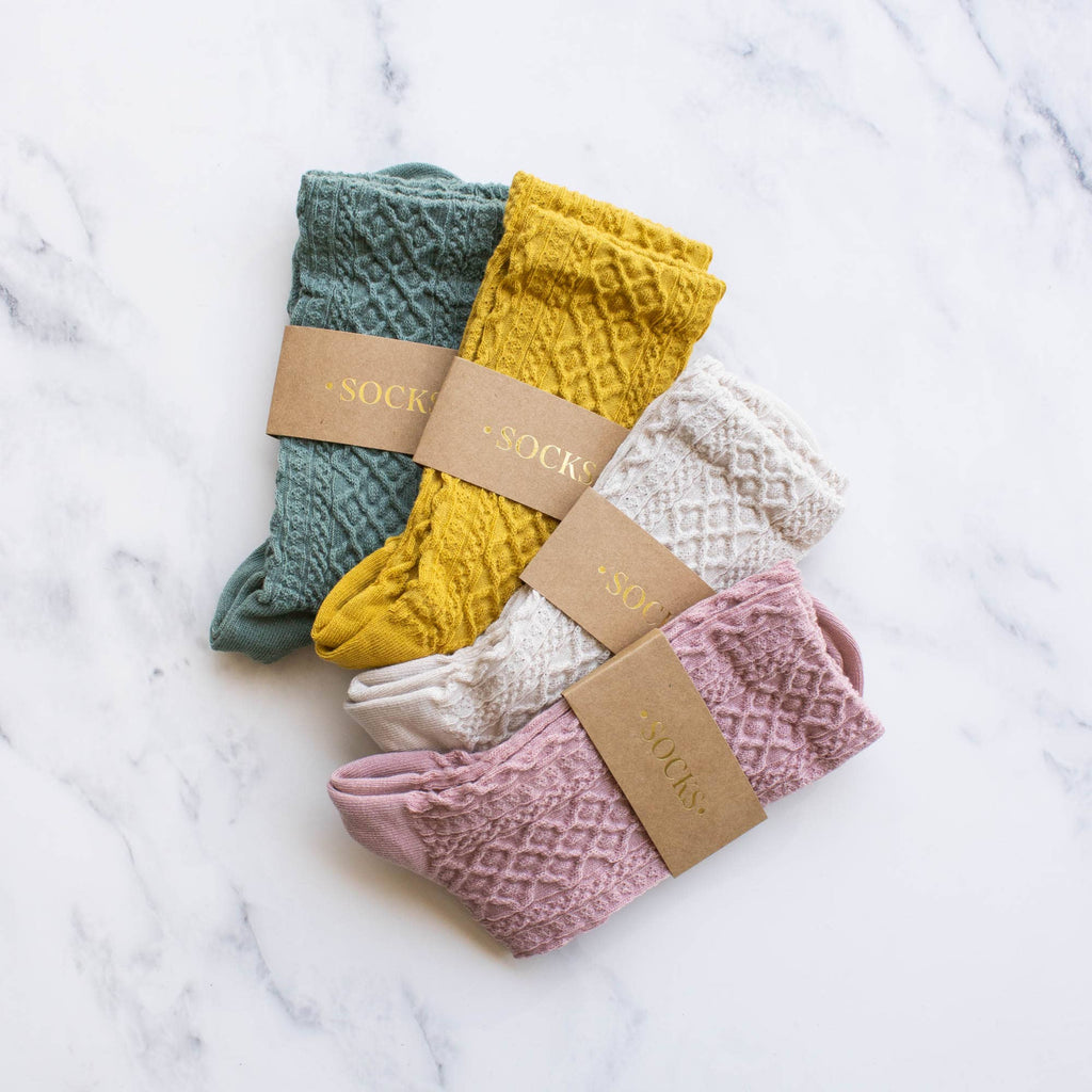 Women's Honeycomb Casual Socks … PREMIUM